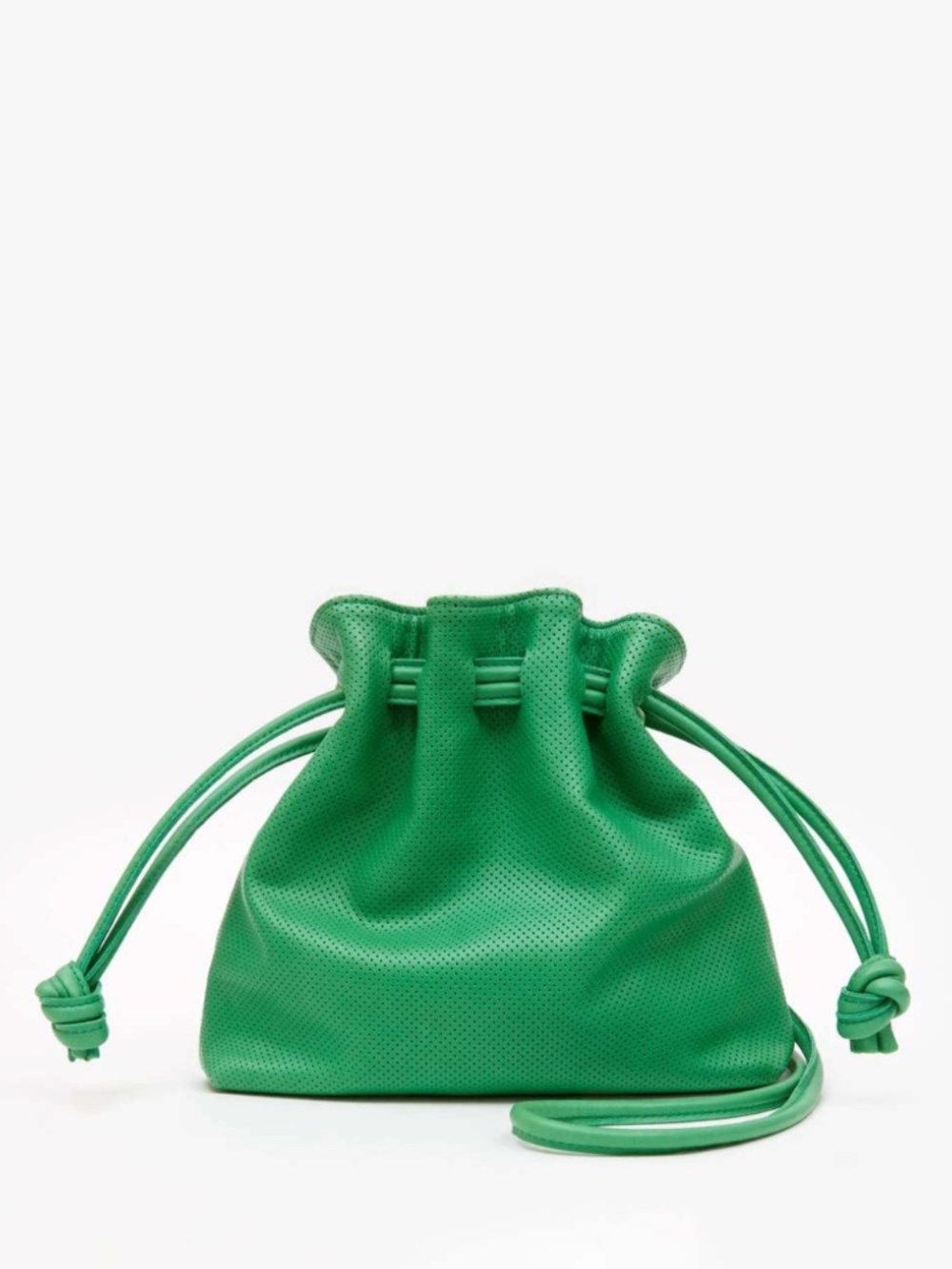 Clare V. Petit Henri Perf Grass Green Crossbody Bag